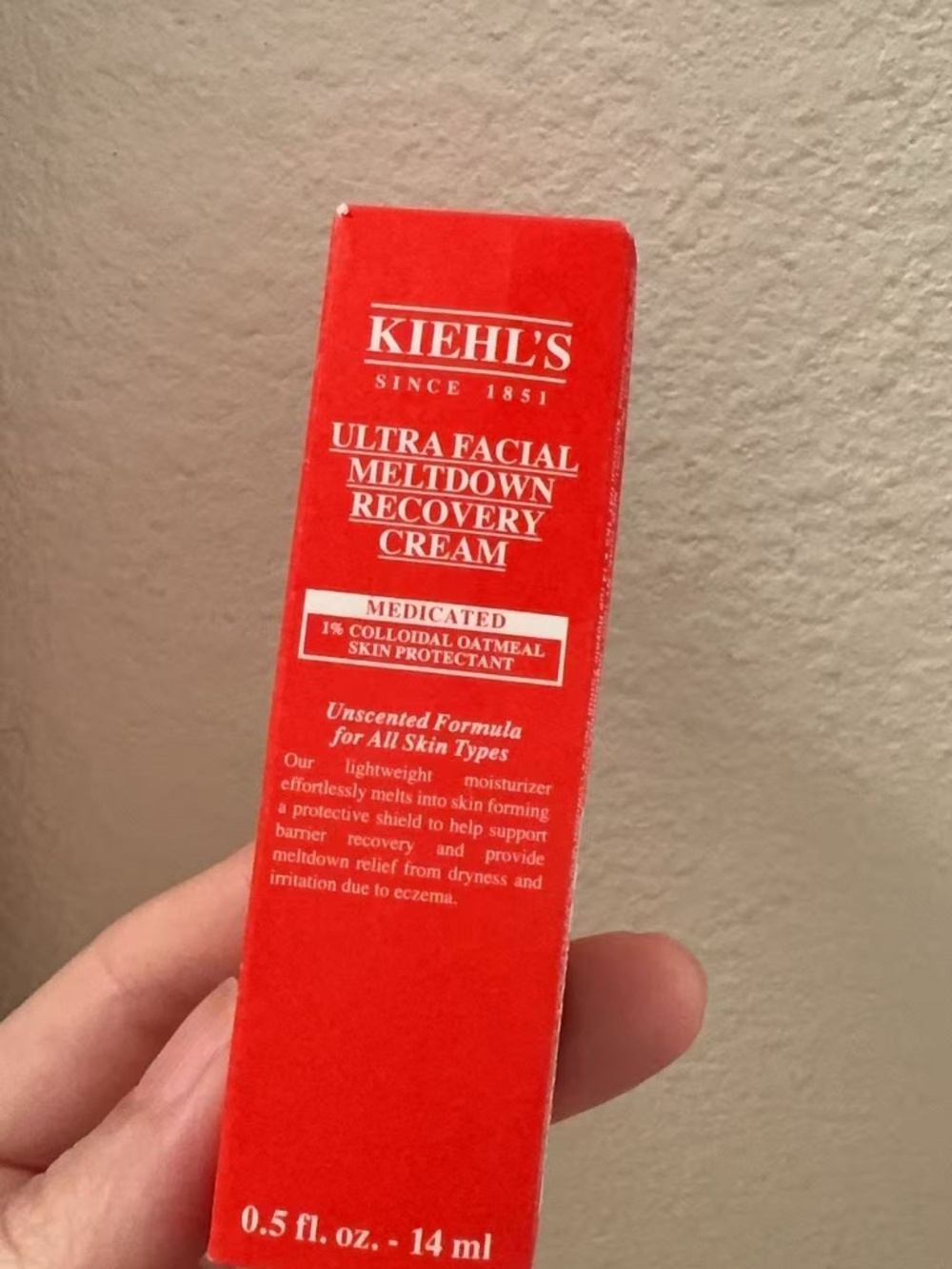 Kiehls Ultra Facial Meltdown Recovery Cream Medicated 14ml